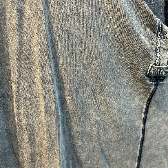 we the free v-neck blouse - blue - Picture 7 of 7